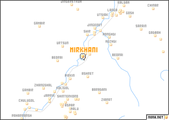 map of Mīrkhani