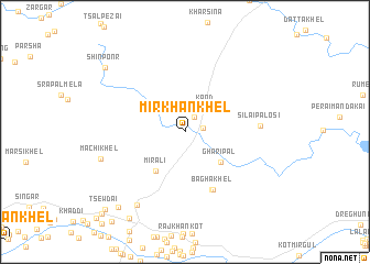 map of Mīr Khān Khel