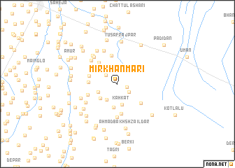 map of Mīr Khān Mari