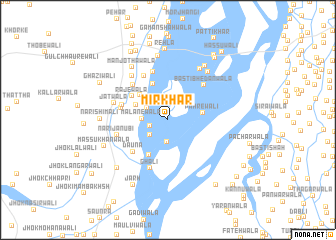 map of Mīr Khar