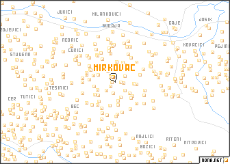 map of Mirkovac