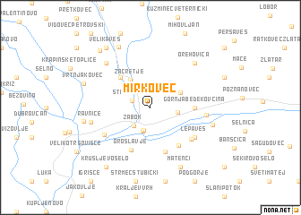 map of Mirkovec