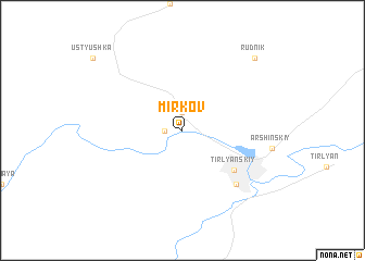 map of Mirkov