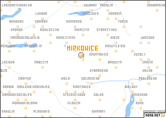 map of Mirkowice