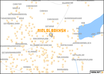 map of Mīr Lāl Bakhsh