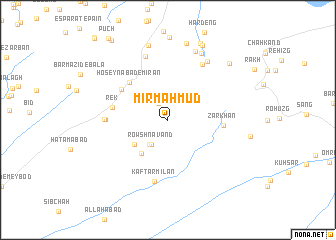 map of Mīr Maḩmūd