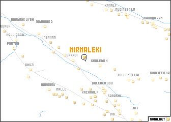 map of Mīr Malekī