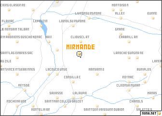 map of Mirmande