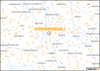 map of Mīr Muhammad Ali