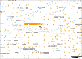 map of Mīr Muhammad Jalbāni