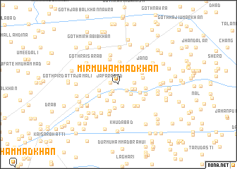 map of Mīr Muhammad Khān