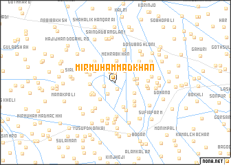 map of Mīr Muhammad Khān