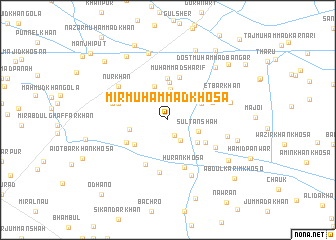 map of Mīr Muhammad Khosa