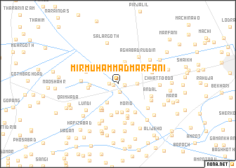 map of Mīr Muhammad Marfāni