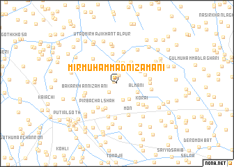 map of Mīr Muhammad Nizāmāni