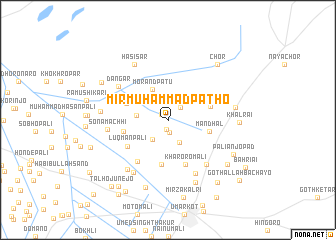 map of Mīr Muhammad Pātho