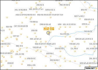 map of Mirna