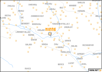 map of Mirnë