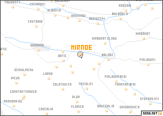 map of Mirnoe