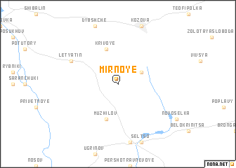 map of Mirnoye