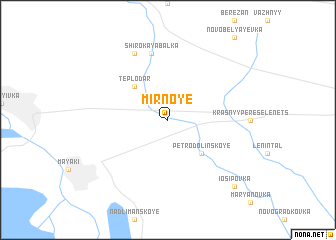 map of Mirnoye