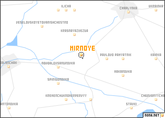 map of Mirnoye