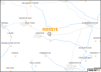 map of Mirnoye