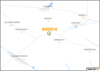 map of Mirnoye