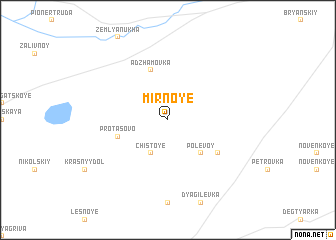 map of Mirnoye