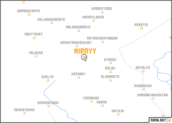 map of Mirnyy