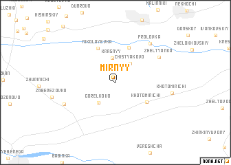 map of Mirnyy