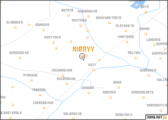 map of Mirnyy