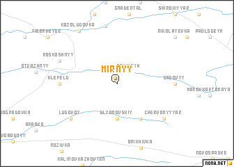 map of Mirnyy