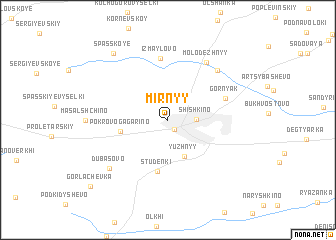 map of Mirnyy