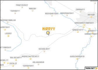 map of Mirnyy