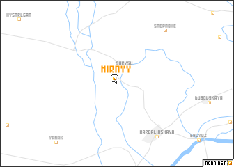 map of Mirnyy