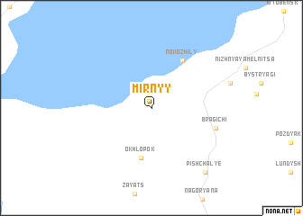 map of Mirnyy