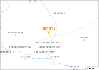 map of Mirnyy