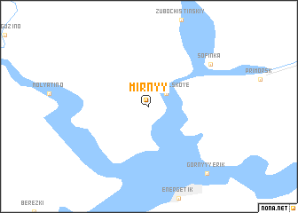 map of Mirnyy