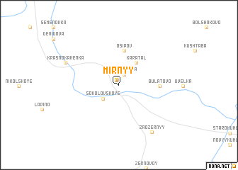 map of Mirnyy