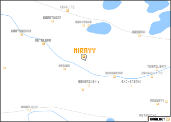 map of Mirnyy