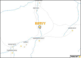 map of Mirnyy