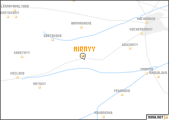 map of Mirnyy