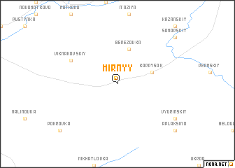 map of Mirnyy