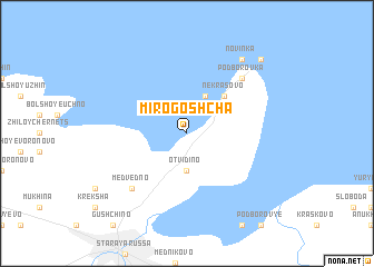 map of Mirogoshcha