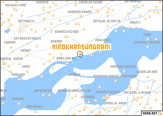 map of Mīro Khān Sundrāni