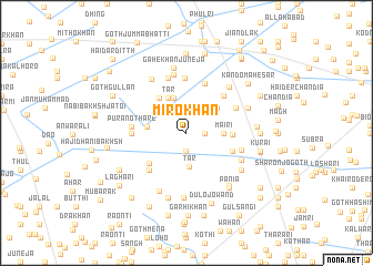 map of Mīro Khān