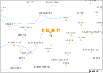 map of Mirokhny