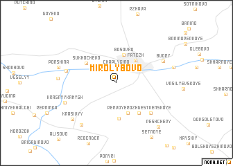 map of Mirolybovo