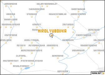 map of Mirolyubovka